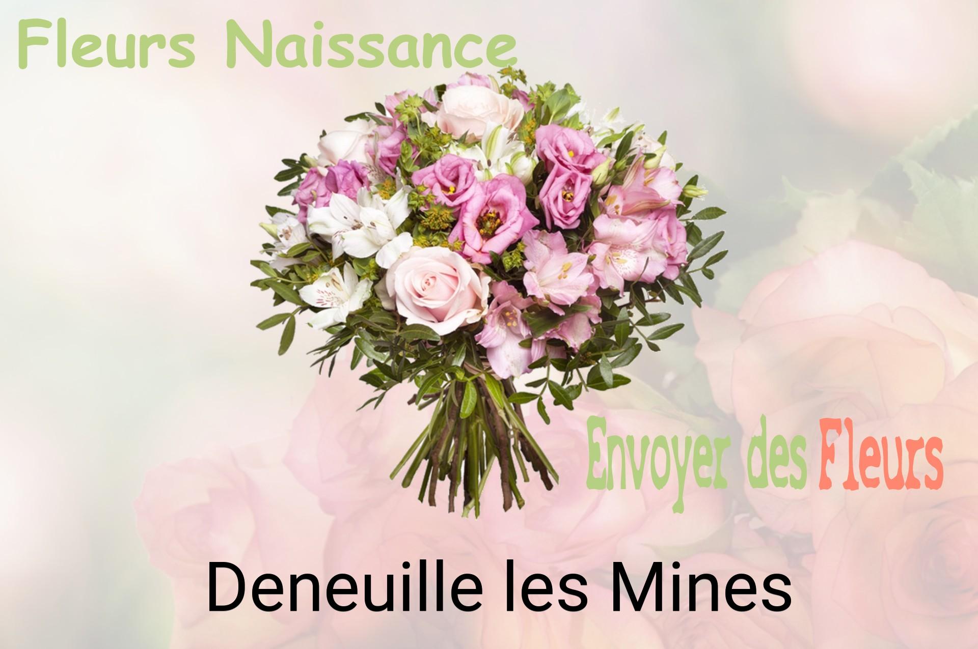 Bouquet de fleurs de naissance livré à Deneuille-les-Mines
